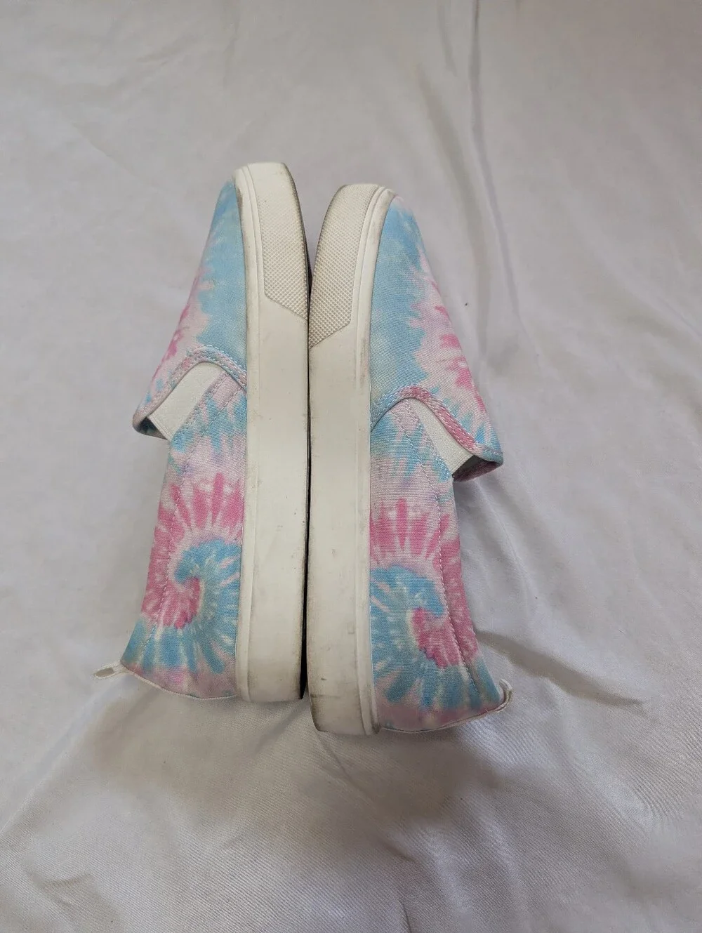 Skechers Blue Pink Tie-dye Slip On Comfort Shoes Women's Size 10
